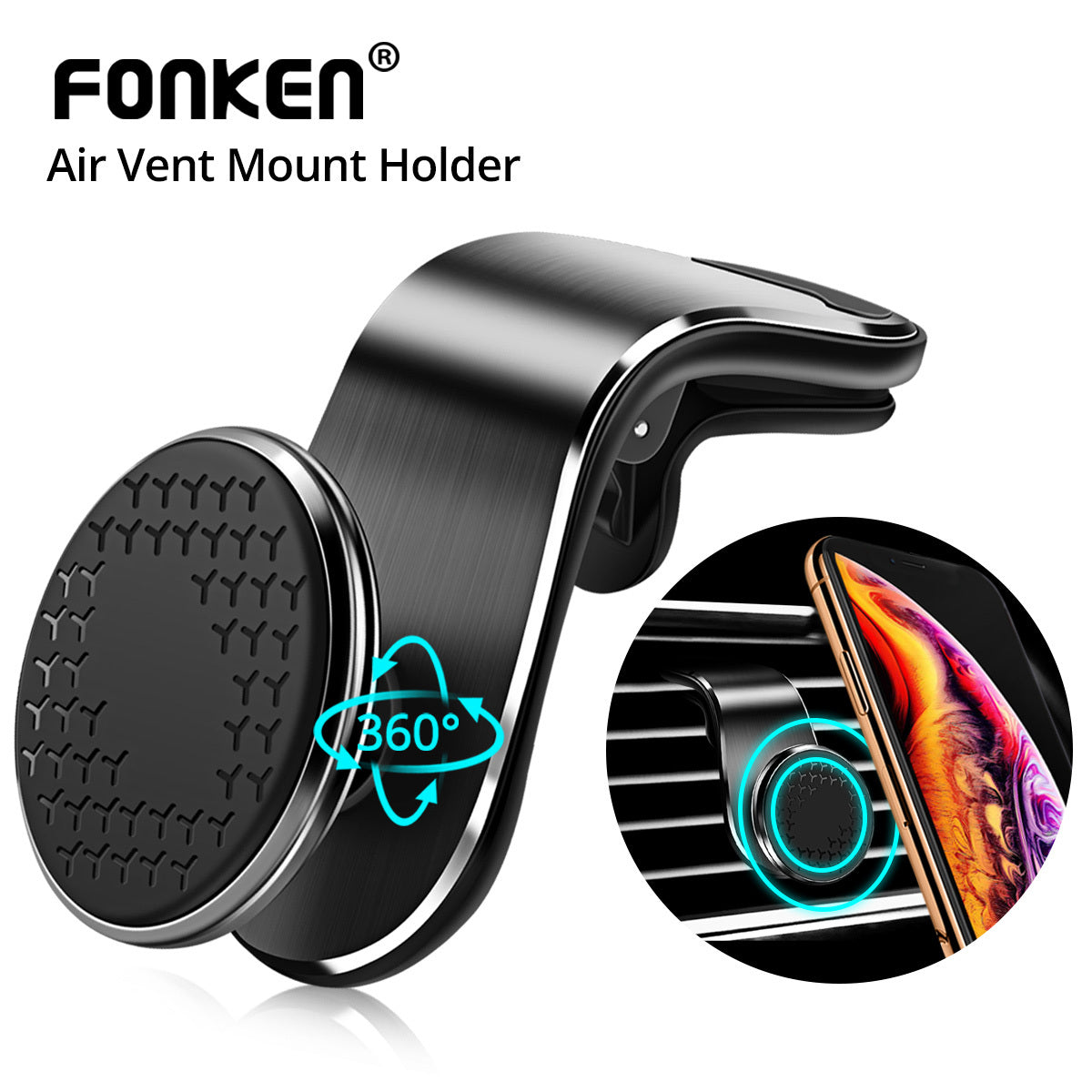 Phone Holder Car Rotation Bracket