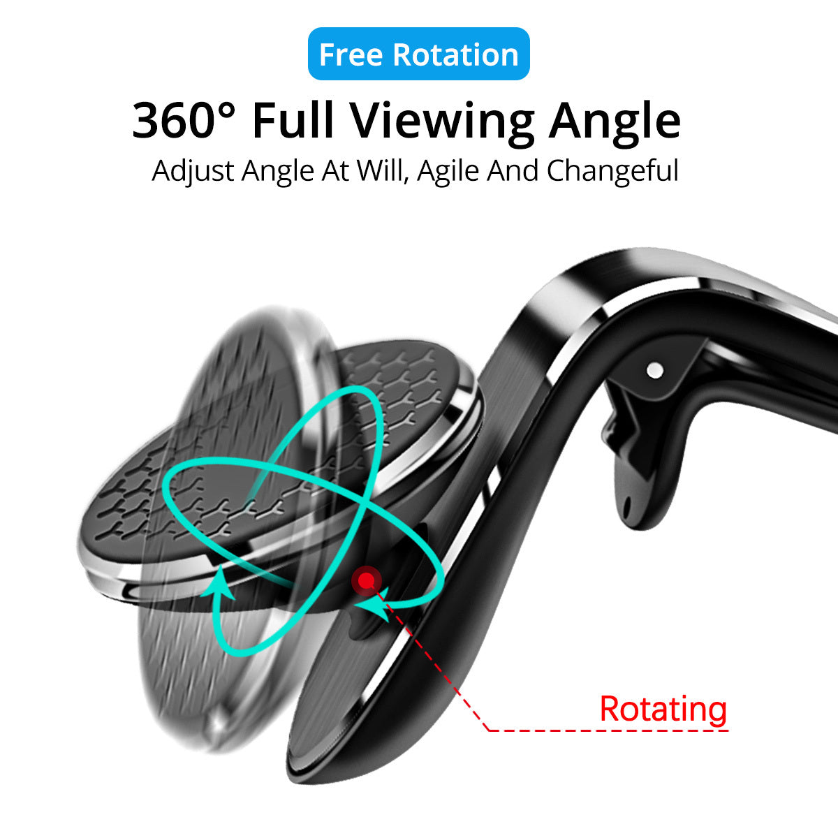 Phone Holder Car Rotation Bracket