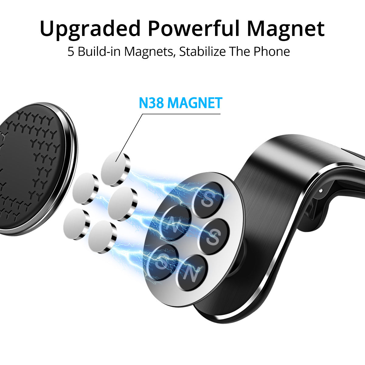 Phone Holder Car Rotation Bracket