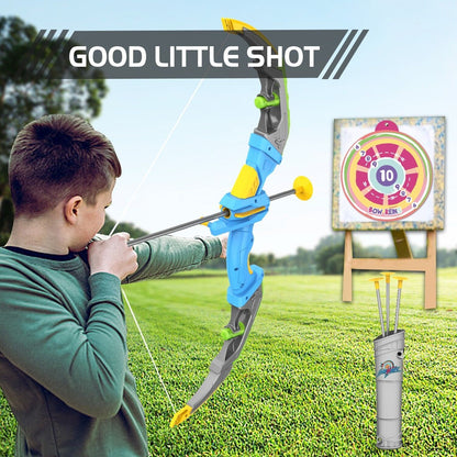 LED-lit Archery Toy,10 Suction Cup Arrows