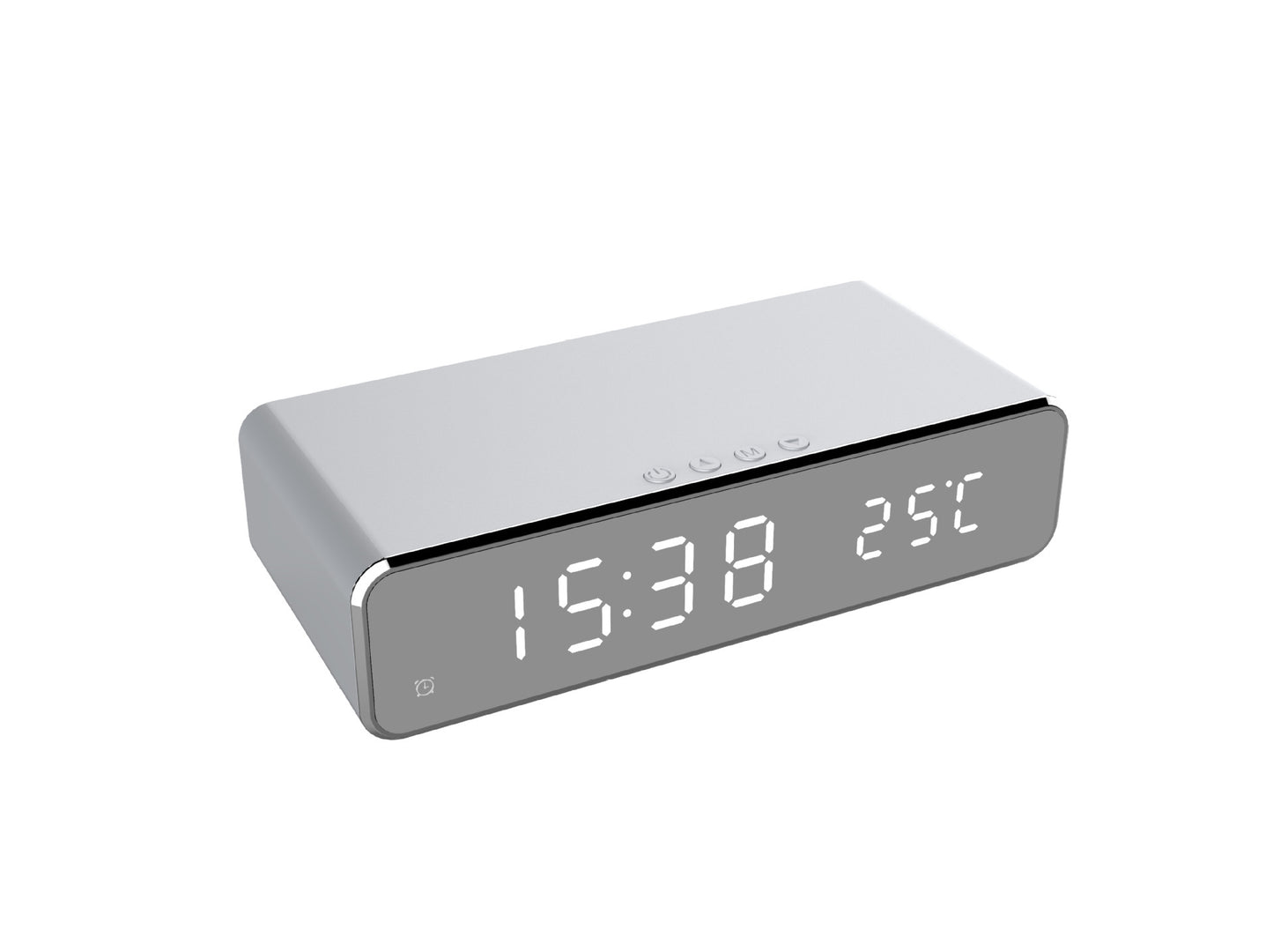 Clock HD Mirror Clock Watch Table Decor