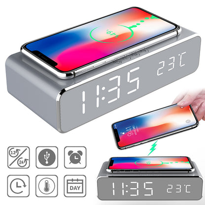 Clock HD Mirror Clock Watch Table Decor