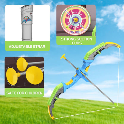 LED-lit Archery Toy,10 Suction Cup Arrows