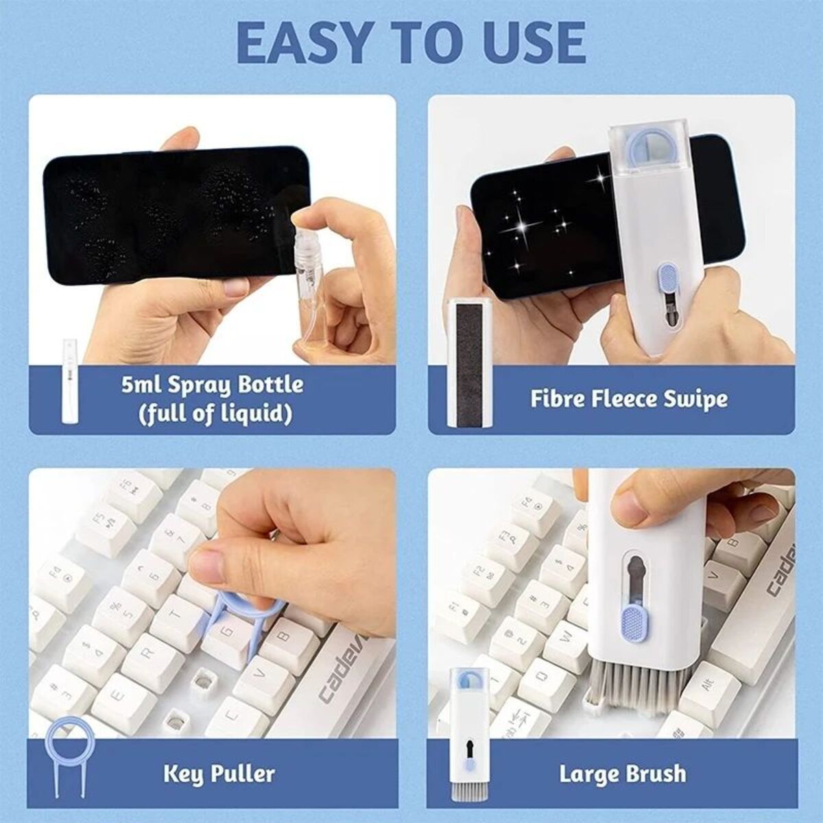 7 In 1 Computer Keyboard Cleaner