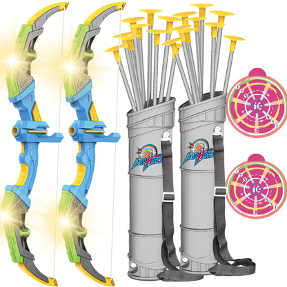 LED-lit Archery Toy,10 Suction Cup Arrows