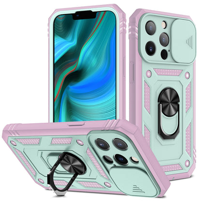 Mobile Phone Case With Sliding Window Bracket
