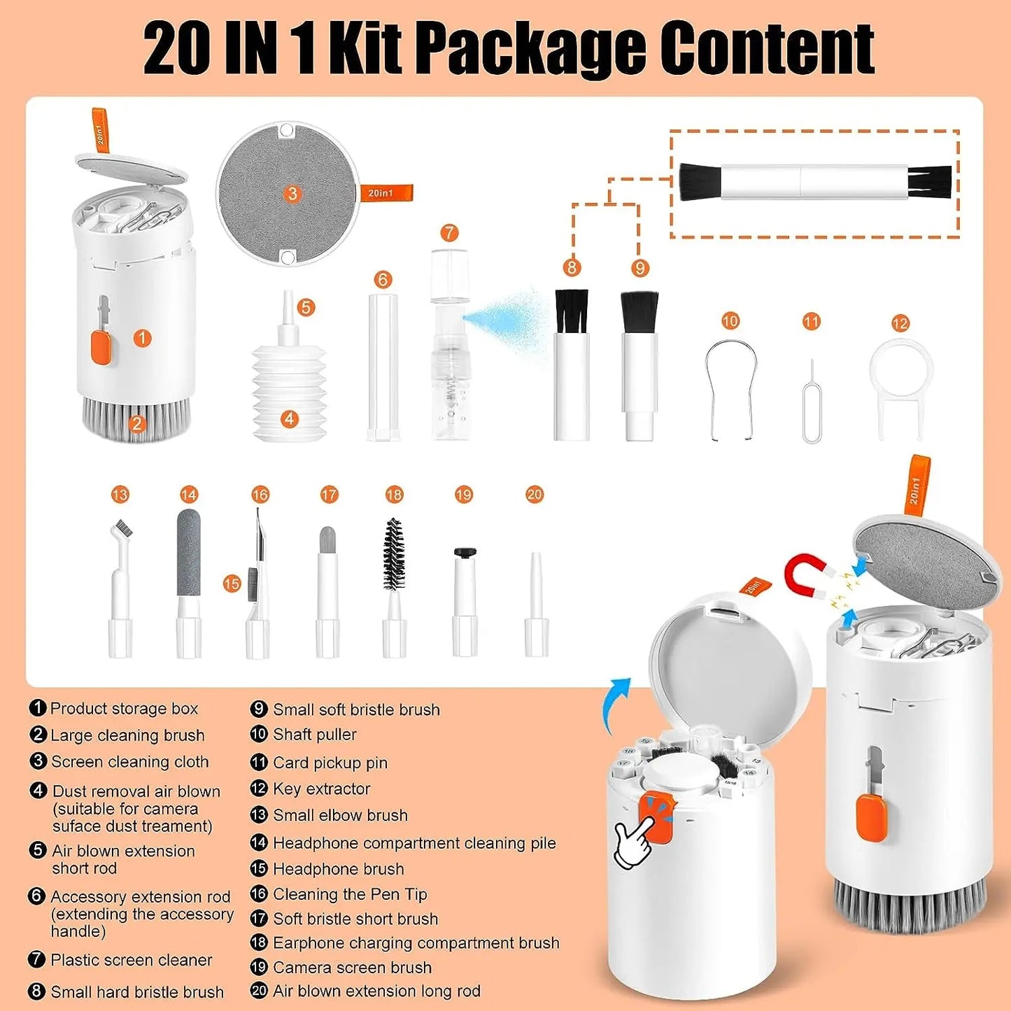 Multifunctional Electronic Device Clean