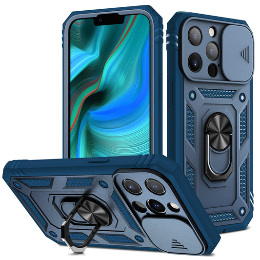 Mobile Phone Case With Sliding Window Bracket