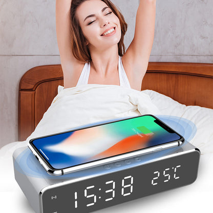 Clock HD Mirror Clock Watch Table Decor