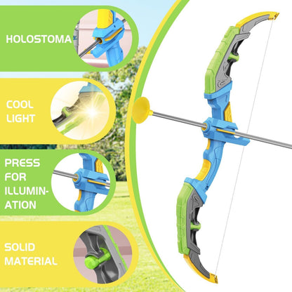 LED-lit Archery Toy,10 Suction Cup Arrows